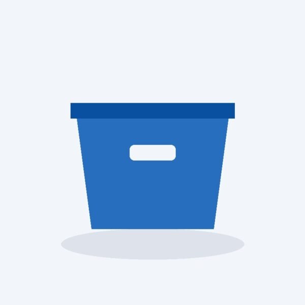 Stackable Storage Bin – Blue