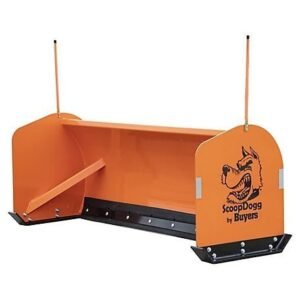 Buyers Products 10 ft. Skid Steer Snow Pusher, Orange, 2603110