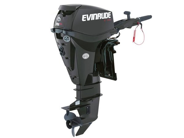2018 Evinrude E-TEC 15 HP E15HTGL H.O. Kicker Engine - Image 3