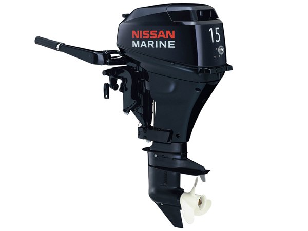 2015 Nissan 15 Hp NSF15C1 Outboard Motor - Image 2
