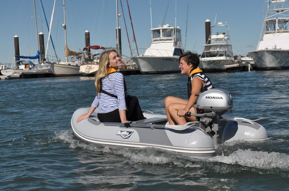 Achilles LSI-E Series Inflatable Boat | White LSI-260E 2022 - Image 5