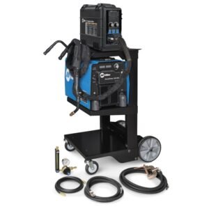 LINCOLN POWER MIG 360 MULTIPROCESS WELDER (ALUMINUM AUTO REPAIR ONE-PAK) (K4663-1)