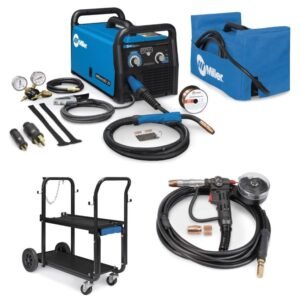 MILLER MILLERMATIC 211 MIG WELDER, AND ACCESSORIES (907614)