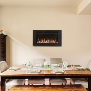 Napoleon AlluraVision 74 inch Deep Wall Mounted Electric Fireplace – NEFL74CHD-1