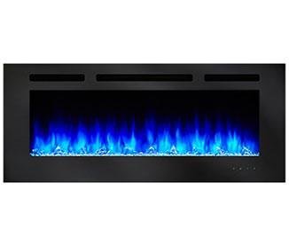 SimpliFire Allusion 48 Inch Wall Mounted Electric Fireplace – SF-ALL48-BK - Image 6