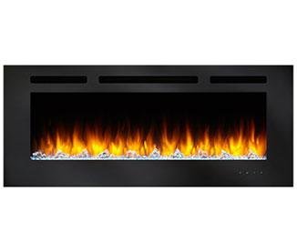SimpliFire Allusion 48 Inch Wall Mounted Electric Fireplace – SF-ALL48-BK - Image 7