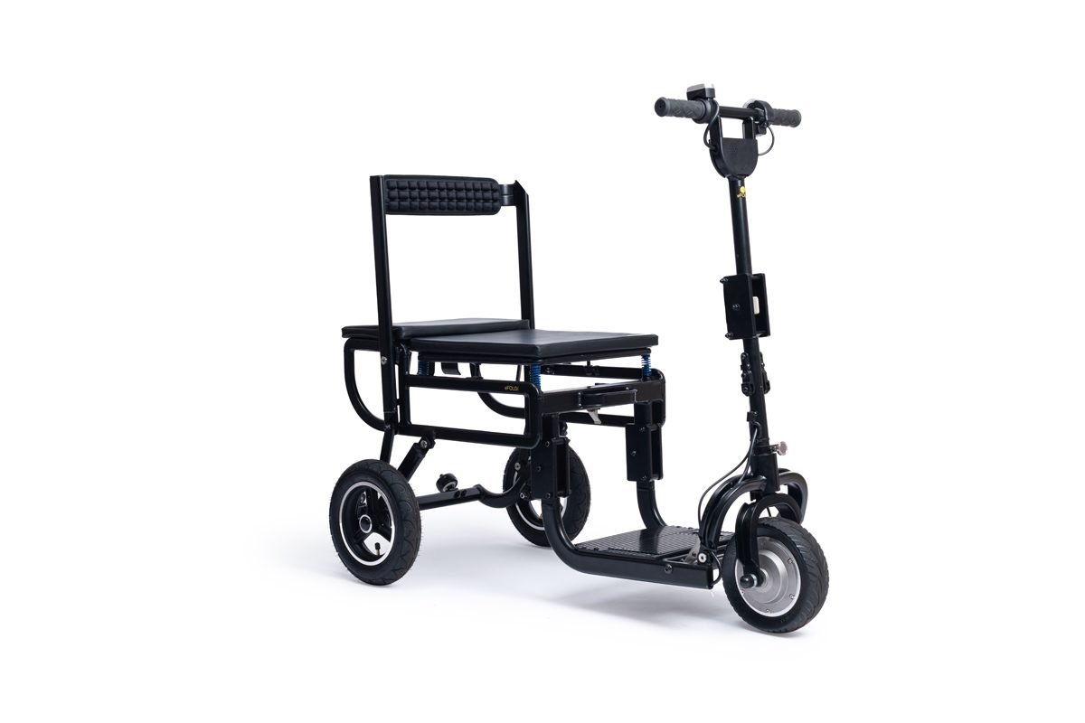 Mojo Auto-Fold Automatic Folding Travel Scooter by Enhance Mobility | Airline Approved - Image 2